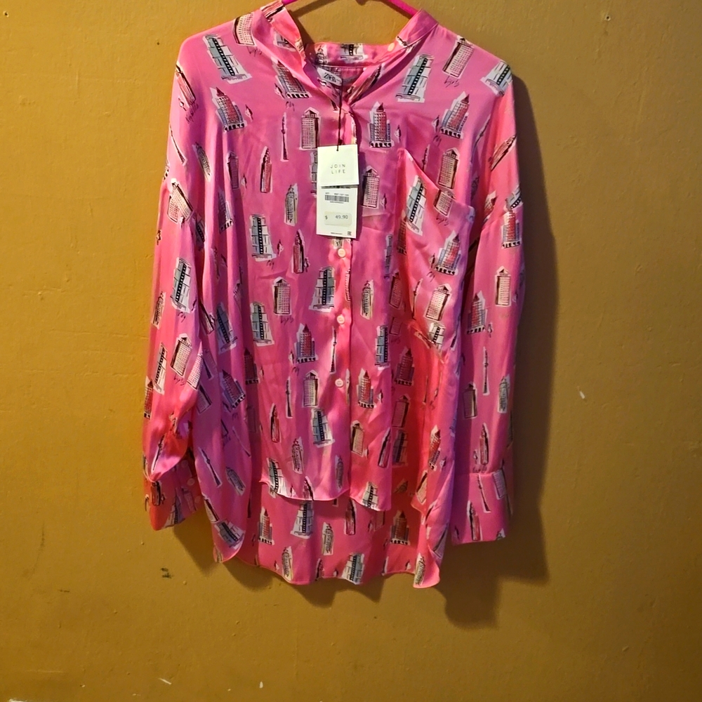 Zara Silky Blouse